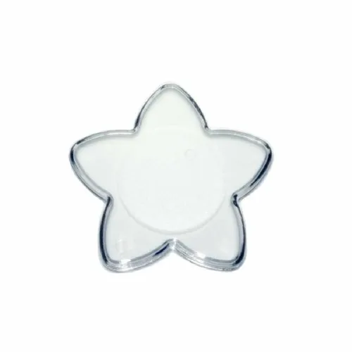 Base  Estrela - Transparente - 7x7cm - 6 Peças - Bluestar